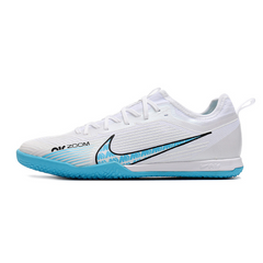 Chuteira Futsal Nike Vapor 15 Pro Zoom IC Branco e Azul