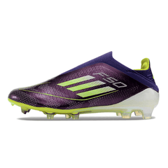 Chuteira Infantil Campo Adidas F50 Elite Sem Cadarço FG Fast Reborn Pack