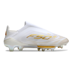 Chuteira Infantil Campo Adidas F50+ Elite Sem Cadarço FG Dayspark Pack