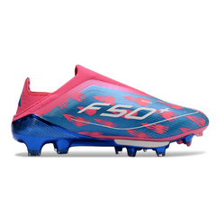 Chuteira Infantil Campo Adidas F50+ Elite Sem Cadarço FG Reemergence Pack