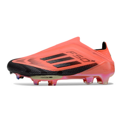 Chuteira Infantil Campo Adidas F50+ Elite Sem Cadarço FG Vivid Horizon Pack