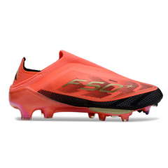 Chuteira Infantil Campo Adidas F50+ Elite Sem Cadarço FG Vivid Horizon Pack