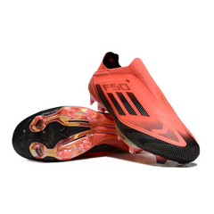 Chuteira Infantil Campo Adidas F50+ Elite Sem Cadarço FG Vivid Horizon Pack