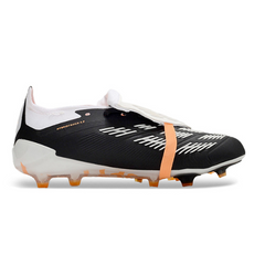 Chuteira Infantil Campo Adidas Predator 30 Elite Com Lingua FG Preta e Branca - VENI Futebol