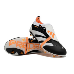 Chuteira Infantil Campo Adidas Predator 30 Elite Com Lingua FG Preta e Branca - VENI Futebol