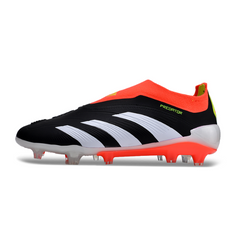 Chuteira Infantil Campo Adidas Predator 30 Elite Sem Cadarço FG Solar Energy Pack