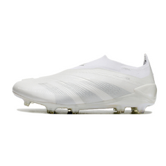 Chuteira Infantil Campo Adidas Predator 30 Elite Sem Cadarço FG Pearlized Pack