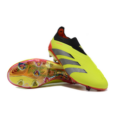 Chuteira Infantil Campo Adidas Predator 30 Elite Sem Cadarço FG Energy Citrus Pack - VENI Futebol