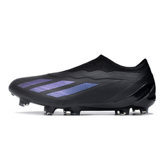 Chuteira Infantil Campo Adidas X Crazyfast.1 Sem Cadarço FG Nightstrike Pack