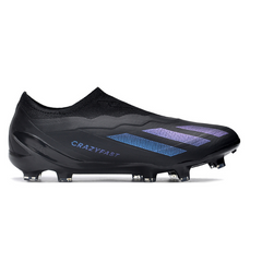 Chuteira Infantil Campo Adidas X Crazyfast.1 Sem Cadarço FG Nightstrike Pack - VENI Futebol