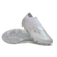 Chuteira Infantil Campo Adidas X Crazyfast.1 Sem Cadarço FG Pearlized Pack - VENI Futebol