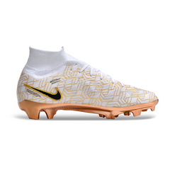 Chuteira Infantil Campo Nike Zoom Mercurial Superfly 9 Elite FG Golden Touch Pack - VENI Futebol