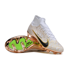 Chuteira Infantil Campo Nike Zoom Mercurial Superfly 9 Elite FG Golden Touch Pack - VENI Futebol