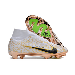 Chuteira Infantil Campo Nike Zoom Mercurial Superfly 9 Elite FG Golden Touch Pack - VENI Futebol