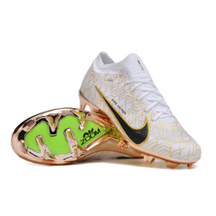 Chuteira Infantil Campo Nike Zoom Mercurial Vapor 15 Elite FG Golden Touch Pack - VENI Futebol