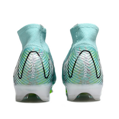 Chuteira Campo FG Nike Air Zoom Mercurial Superfly 10 Elite Azul-Clara Infantil