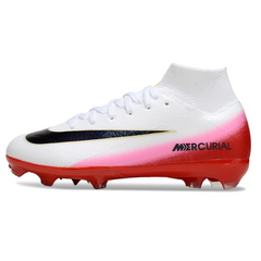 Nike Air Zoom Mercurial Superfly 10 Elite FG Pink and Black Kids' Field Football Boots