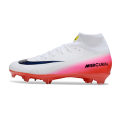 Nike Air Zoom Mercurial Superfly 10 Elite FG Pink and Black Kids' Field Football Boots