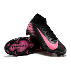 Nike Air Zoom Mercurial Superfly 10 Elite FG Kids' Football Boots - Black/Pink