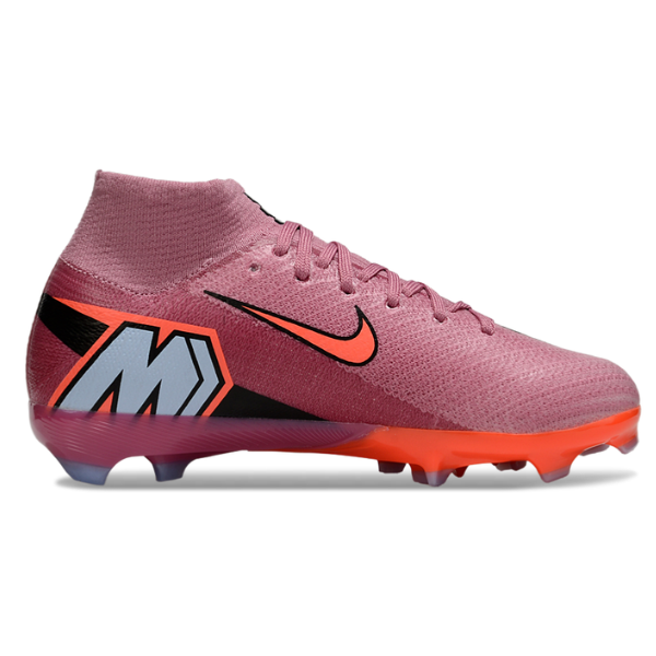 Chuteira Campo FG Nike Air Zoom Mercurial Superfly 10 Elite Rosa Infantil
