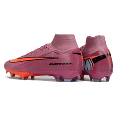 Nike Air Zoom Mercurial Superfly 10 Elite FG Pink and Black Kids' Field Football Boots