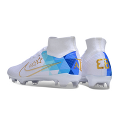 Chuteira Infantil Campo Nike Zoom Mercurial Superfly 9 Elite FG Argentina Pack - VENI Futebol