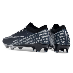 Chuteira Infantil Campo Nike Zoom Mercurial Vapor 15 Elite FG God is My Strength Pack - VENI Futebol