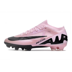 Chuteira Infantil Campo Nike Zoom Mercurial Vapor 15 Elite FG Rosa e Preta - VENI Futebol