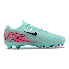 Botas de fútbol para césped Nike Air Zoom Mercurial Vapor 16 Elite AG para niños: azul claro y rosa