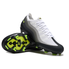 Chuteira Infantil Campo Nike Air Zoom Mercurial Vapor 16 Elite FG Air Max Plus 95 Branca e Cinza Pack