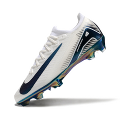 Botas de fútbol Nike Air Zoom Mercurial Vapor 16 Elite FG para niños en blanco y verde