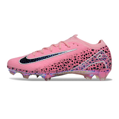 Chuteira Infantil Campo Nike Air Zoom Mercurial Vapor 16 Elite FG Rosa Claro