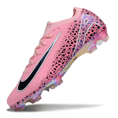 Chuteira Infantil Campo Nike Air Zoom Mercurial Vapor 16 Elite FG Rosa Claro