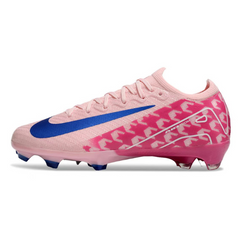 Chuteira Infantil Campo Nike Air Zoom Mercurial Vapor 16 Elite FG Rosa e Azul