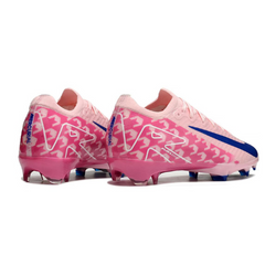 Botas de fútbol Nike Air Zoom Mercurial Vapor 16 Elite FG para niños en color rosa y azul