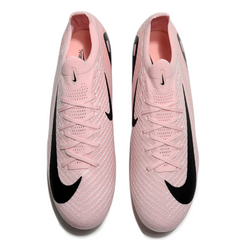 Chuteira Infantil Campo Nike Air Zoom Mercurial Vapor 16 Elite FG Rosa e Preto