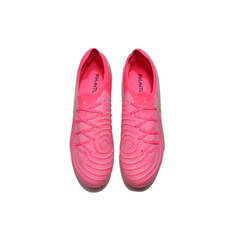 Chuteira Infantil Campo Nike Phantom GX2 Elite FG Rosa e Verde - VENI Futebol