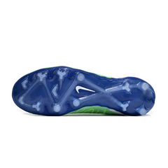 Chuteira Infantil Campo Nike Phantom GX Elite DF FG Branca e Verde - VENI Futebol