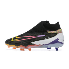 Chuteira Infantil Campo Nike Phantom GX Elite DF FG Preta e Colorida