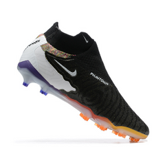 Chuteira Infantil Campo Nike Phantom GX Elite DF FG Preta e Colorida - VENI Futebol