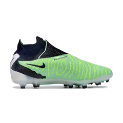 Chuteira Infantil Campo Nike Phantom GX Elite DF FG Verde e Preta - VENI Futebol