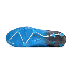 Chuteira Infantil Campo Nike Phantom GX Elite FG Azul e Preta - VENI Futebol