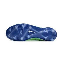 Chuteira Infantil Campo Nike Phantom GX Elite FG Branca e Verde - VENI Futebol