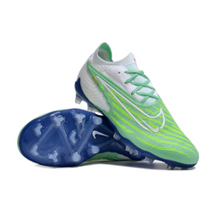 Chuteira Infantil Campo Nike Phantom GX Elite FG Branca e Verde - VENI Futebol