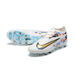 Chuteira Infantil Campo Nike Phantom GX Elite FG Kane Branca Pack - VENI Futebol