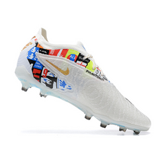 Chuteira Infantil Campo Nike Phantom GX Elite FG Kane Branca Pack - VENI Futebol