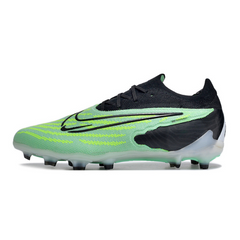 Chuteira Infantil Campo Nike Phantom GX Elite FG Verde e Preta