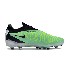 Chuteira Infantil Campo Nike Phantom GX Elite FG Verde e Preta - VENI Futebol