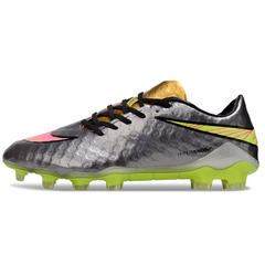 Chuteira Infantil Campo Nike Phantom Hypervenom Elite FG Prata