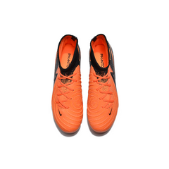 Chuteira Infantil Campo Nike Phantom Luna 2 Elite FG Laranja e Preta - VENI Futebol